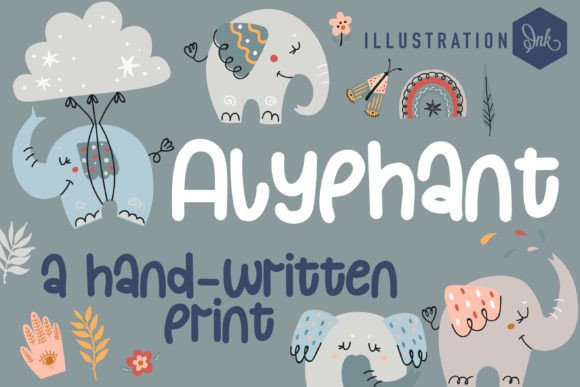 Alyphant: A Handwritten Font for Editorial Design