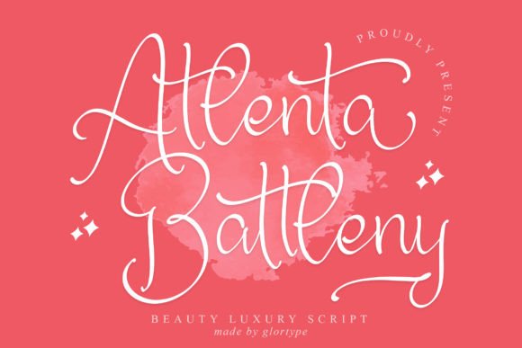Atlenta Battleny: A Luxurious Handwritten Font