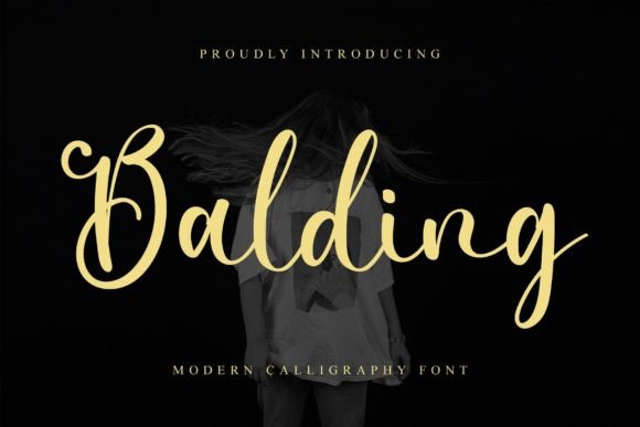 Balding: A Handwritten Font for Creative Campaigns
