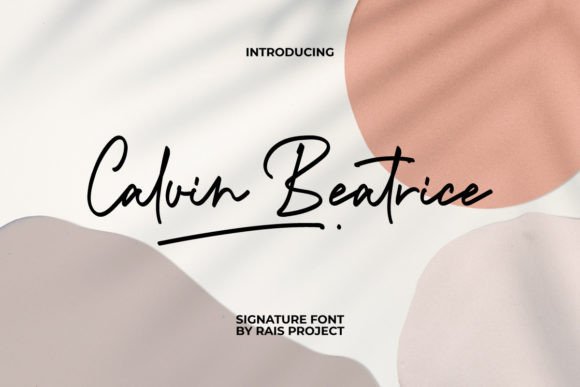 Calvin Beatrice: A Luxurious Handwritten Font