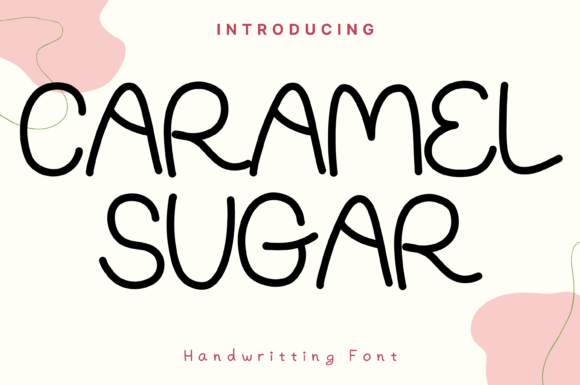 Caramel Sugar Font for Web Design