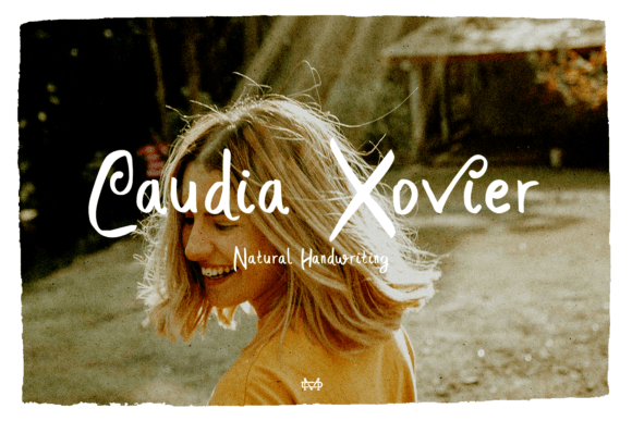 Caudia Xovier: A Playful Handwritten Font