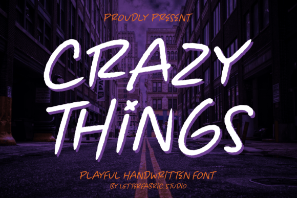 Crazy Things Font: Playful Typography for Digital Marketing