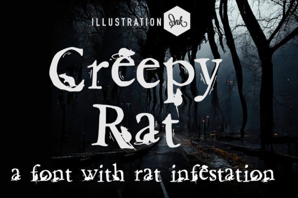 Creepy Rat Font for Creative Brands