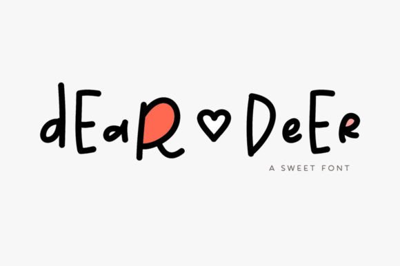 Dear Deer: A Whimsical Handwritten Font