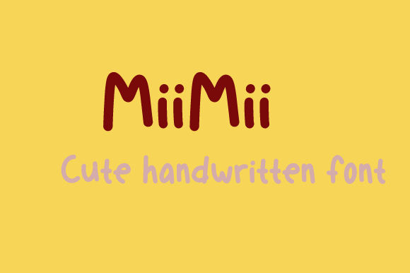 Discover the Miimii Font