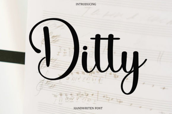 Ditty: A Beautiful Handwritten Font for Your Business