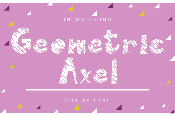 Geometric Axel: A Creative Font for Web Design