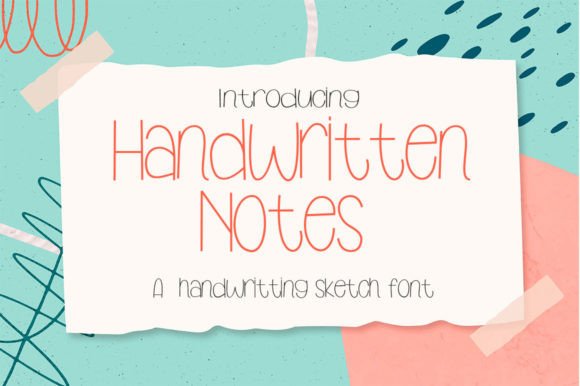 Handwritten Notes Font