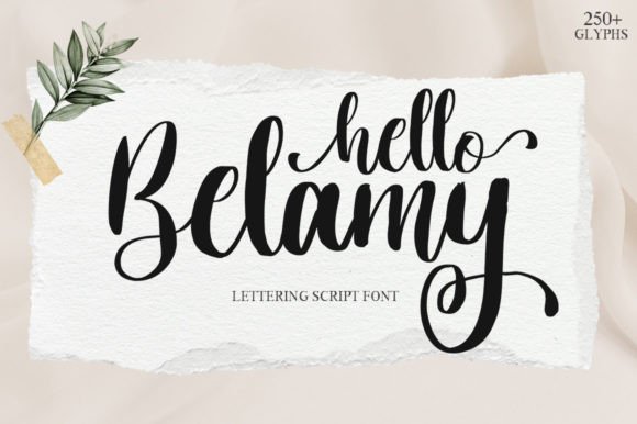 Hello Belamy Font Review