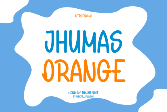 Jhumas Orange: A Playful Font for Business