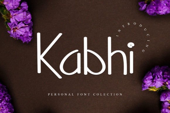 Kabhi: A Handwritten Font for Creative Web Design