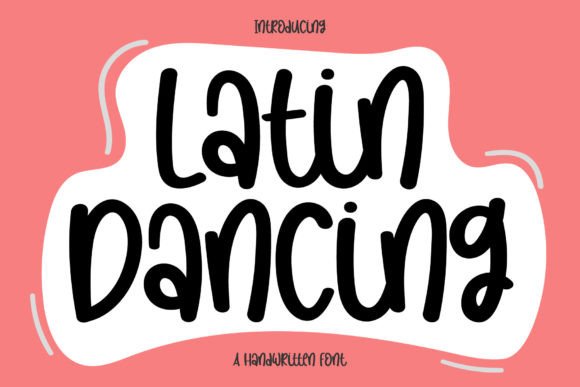 Latin Dancing Font for Editorial Design