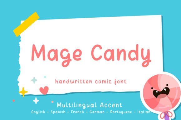 Mage Candy Font for Web Design