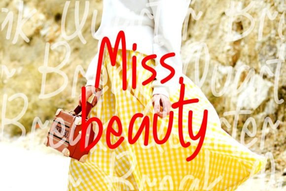 Miss Beauty: A Font for Creative Campaigns