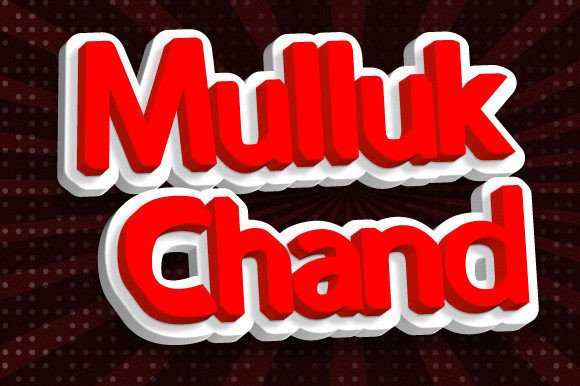 Mulluk Chand Font: Handwritten Elegance