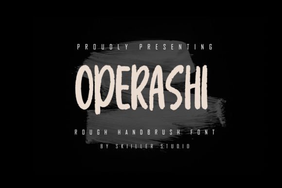 Operashi: A Handwritten Font for Creative Expression