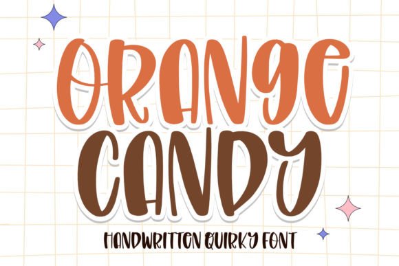 Orange Candy Font for Web Design