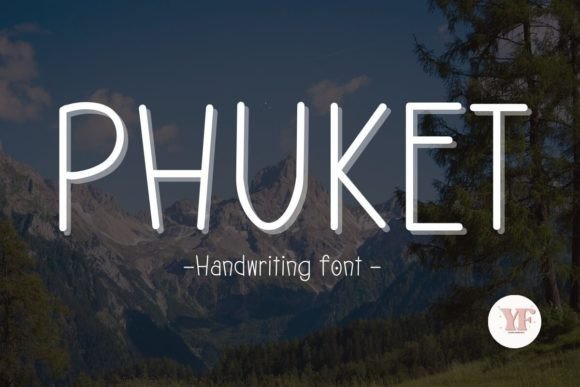Phuket Font: A Handwritten Touch for Elegant Design