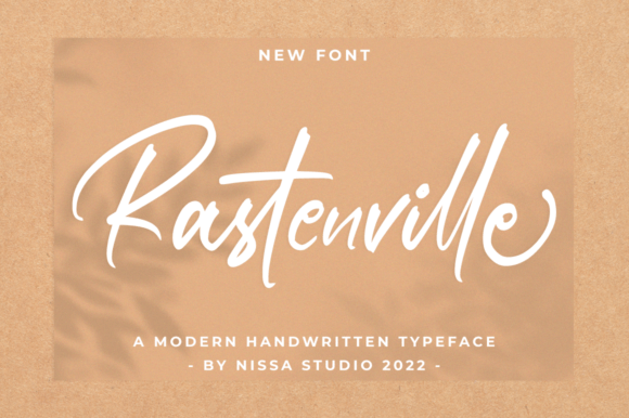 Rastenville: A Luxurious Handwritten Font