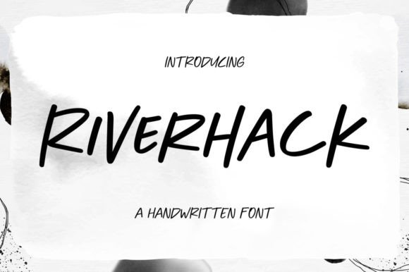 Riverhack: A Handwritten Font for Creative Makers