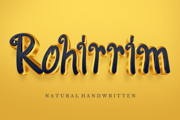 Rohirrim: A Quirky Handwritten Font