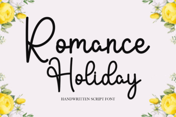 Romance Holiday Font