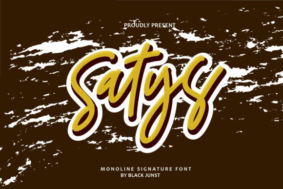 Satys: A Script Font for Elegant Design
