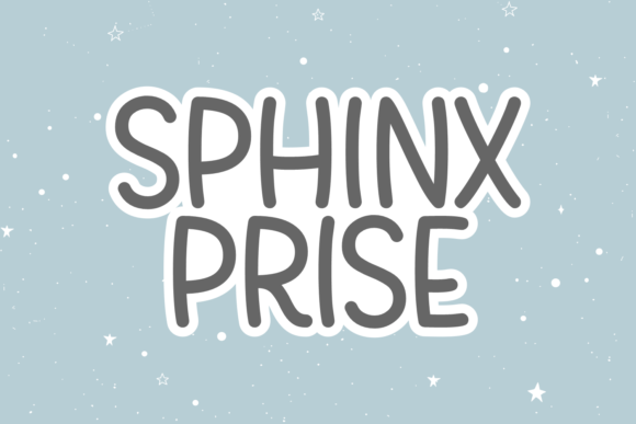 Sphinx Prise: Playful Handwritten Font