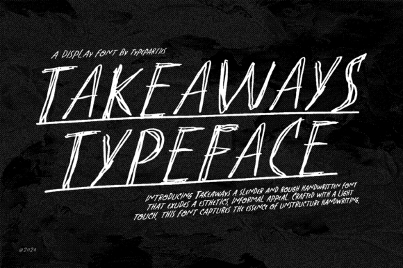 Takeaways Font Review