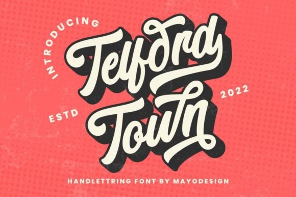 Telford Town Font: Elegant Script for Web Design